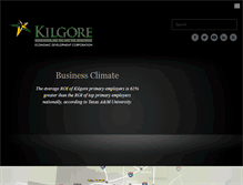 Tablet Screenshot of kilgore-edc.com